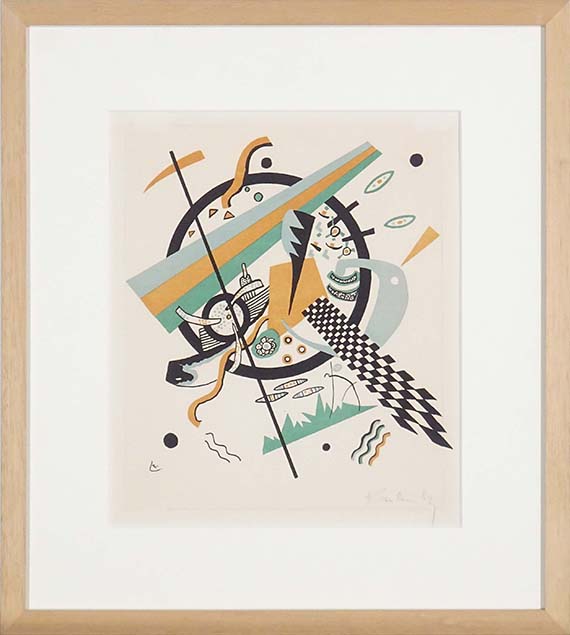 Wassily Kandinsky - Kleine Welten IV - Rahmenbild