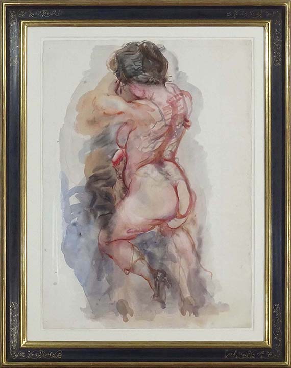 George Grosz - Embracing Lovers - Rahmenbild