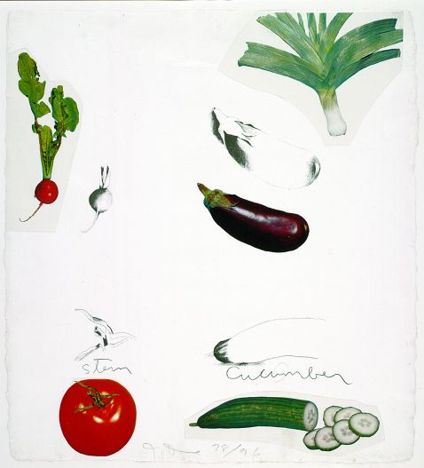Jim Dine - 4 Bll. aus: Vegetables