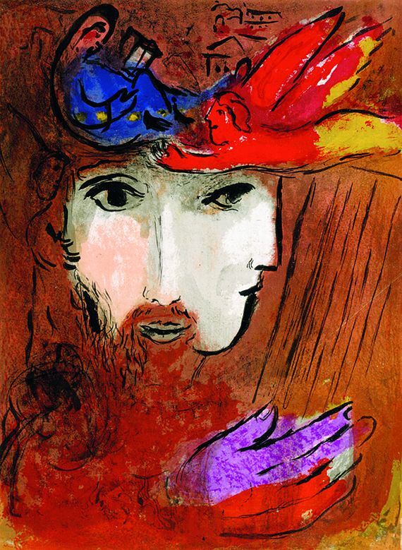 Marc Chagall - David und Bathseba