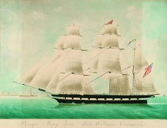 Michele Renault - Barque "Mary Jane" Rich. Williams Commander