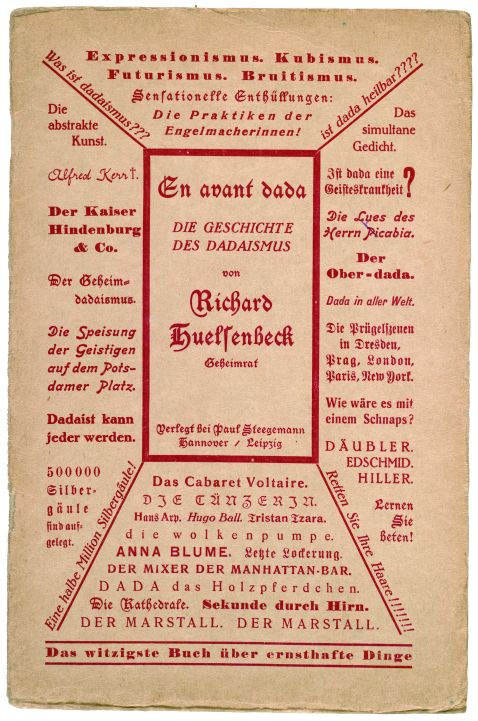Richard Huelsenbeck - En avant Dada. 1920.