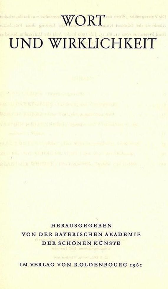Emil Preetorius - Schriften, zus. 24 Tle.