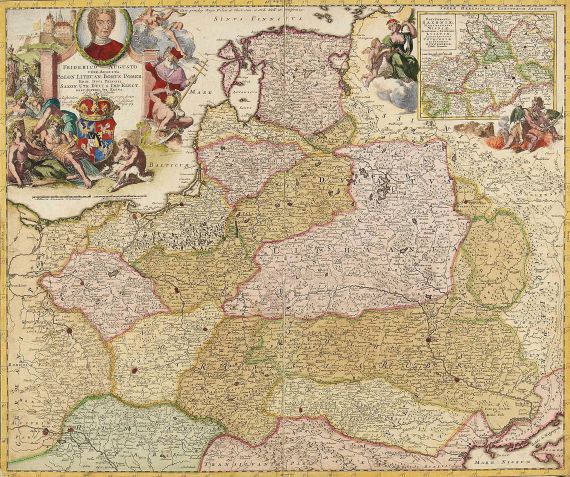 Pieter Schenck - Osteuropa (Karte ohne Titel).