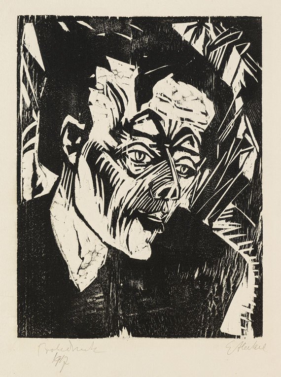 Erich Heckel - Roquairol (Bildnis Ernst Ludwig Kirchner)