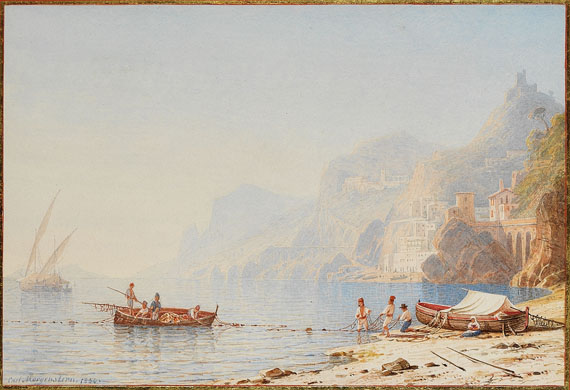 Carl Morgenstern - Kapuziner-Kloster bei Amalfi