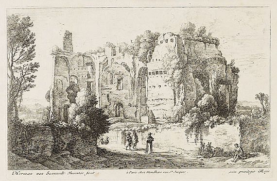 Herman van Swanevelt - Landschaft mit Kardinal