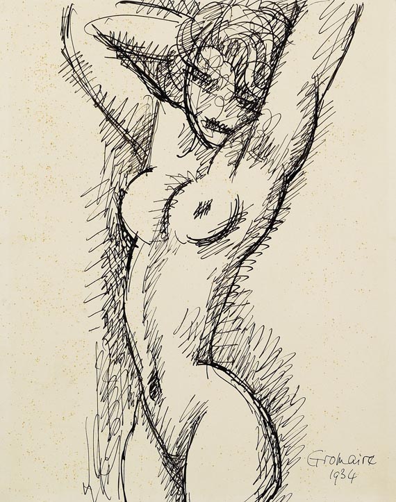 Marcel Gromaire - Femme nue
