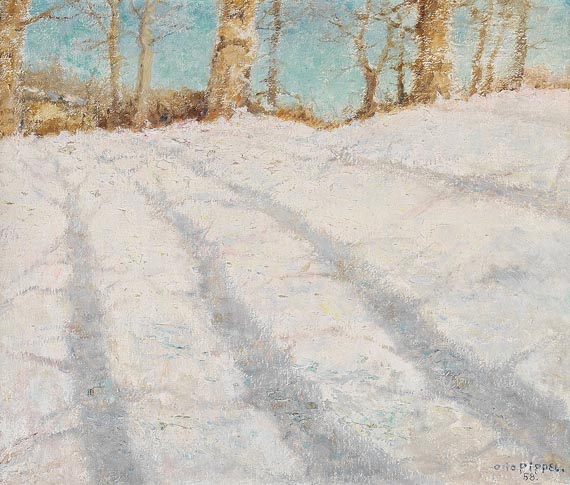 Otto Pippel - Schatten im Schnee