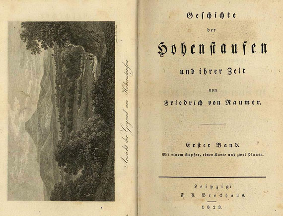 Fr. von Raumer - Geschichte der Hohenstaufen. 6 Bde. 1823-25