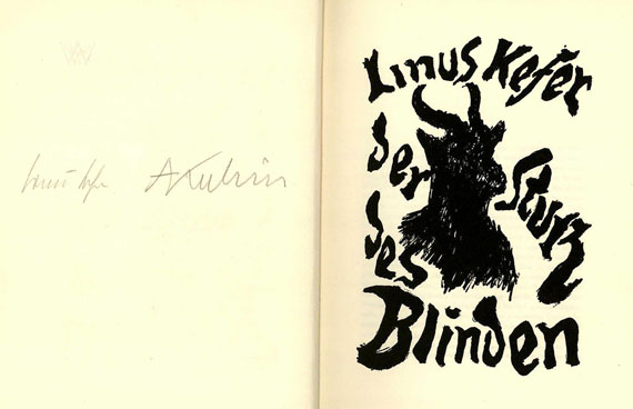 Alfred Kubin - Kefer, L., Sturz des Blinden. 1952
