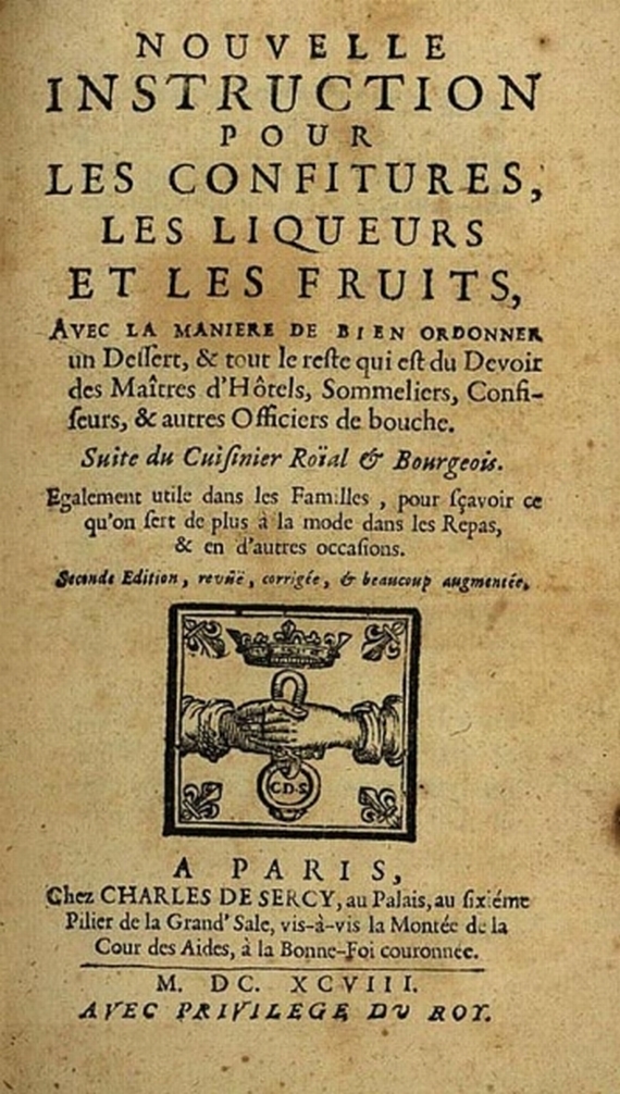 Massialot, F. - Nouvelle instruction pour ... 1698