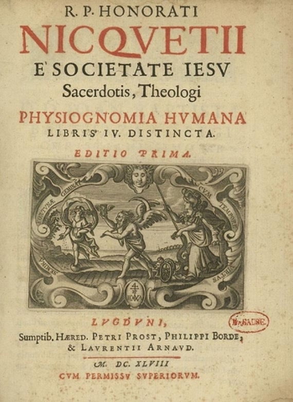 Honoré Nicquet - Physiognomia humana. 1648.