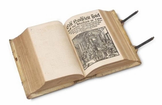 Biblische Dramen - Biblischs Spiel. 1550. - 6 weitere Schriften eingebunden
