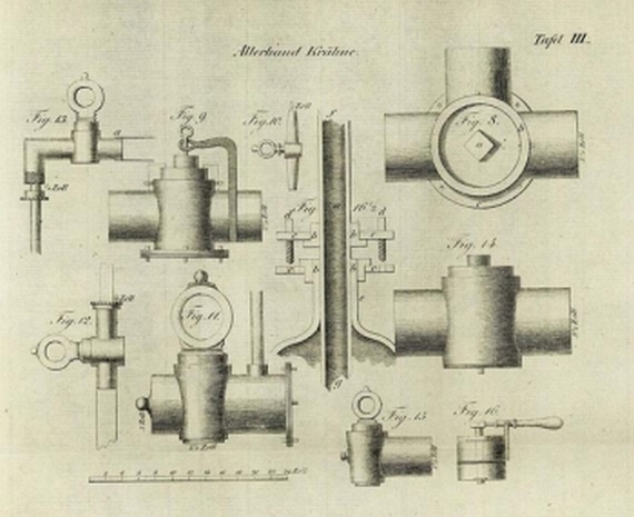 Adam Kasparowski - Branntweinbrennerei mit Wasserdämpfen. 1835