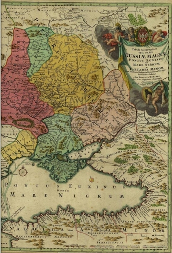  Rußland - Pars Russiae Magnae Pontus Euxinus seu Mare Nigrum.