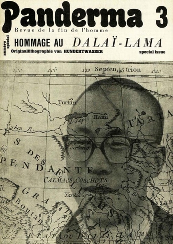 Friedensreich Hundertwasser - Die Flucht des Dalei - Lama, Panderma 3. 1959