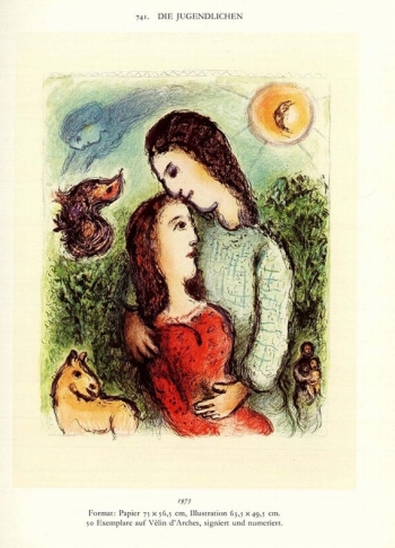 Marc Chagall - Mourlot, Lithograph. Bd. I-V. 1960-84