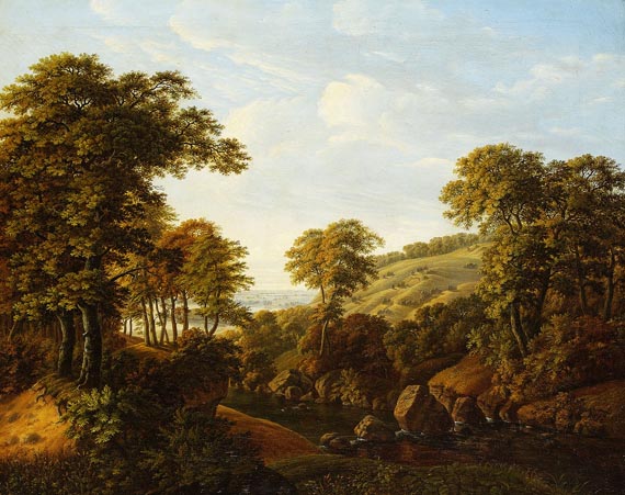 Carl (Karl) Dahl - Rheinische Landschaft