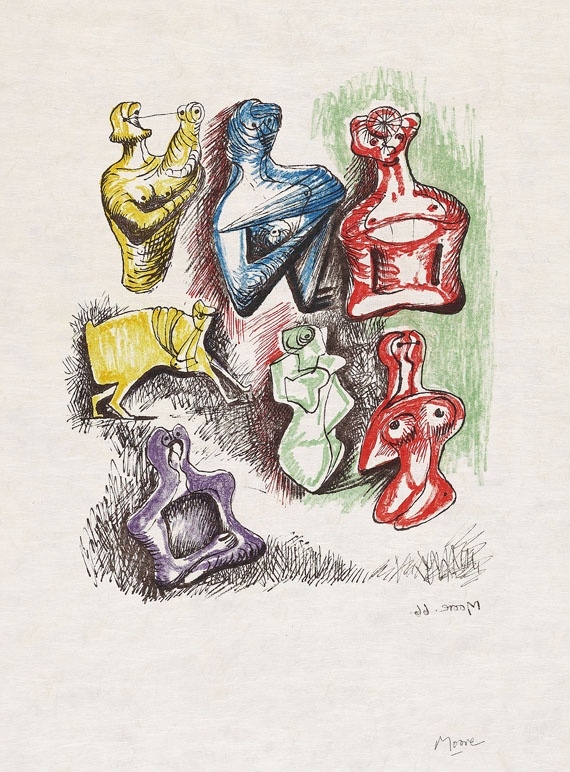 Henry Moore - Ideas for sculpture