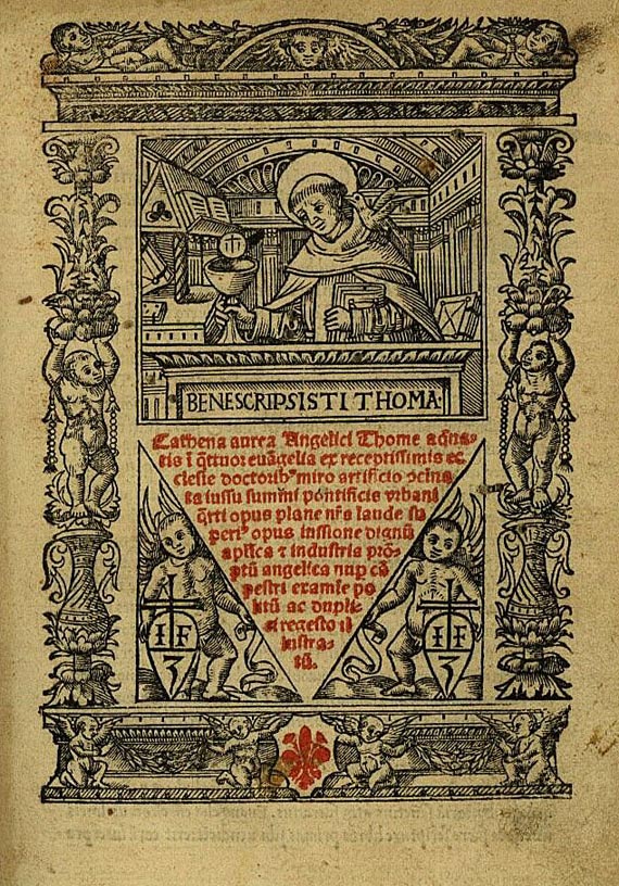  Thomas von Aquin - Cathena aurea. 1520 Tle. 1 & 2 (von 4) in 1 (65)