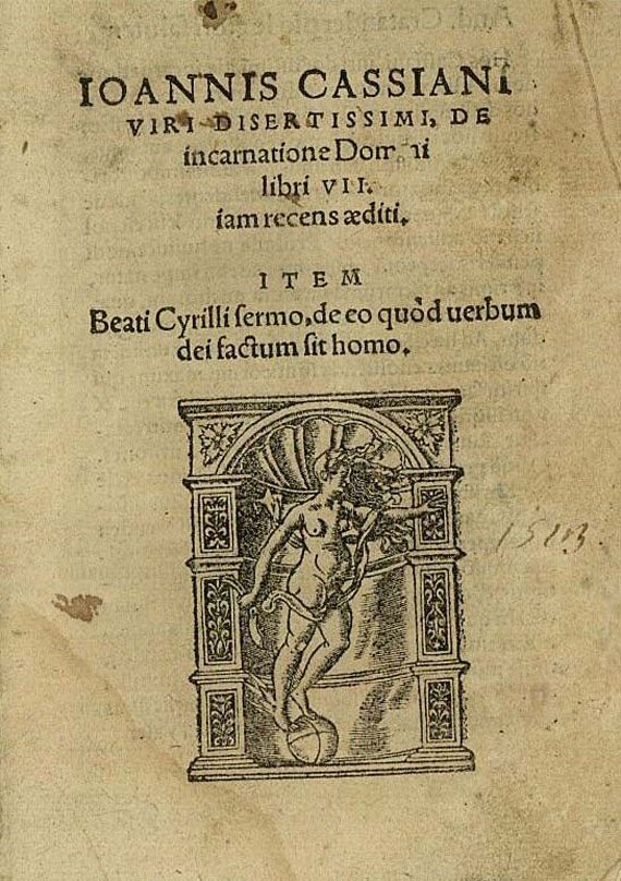 Johannes Cassian - Incarnatione domini, (1534).