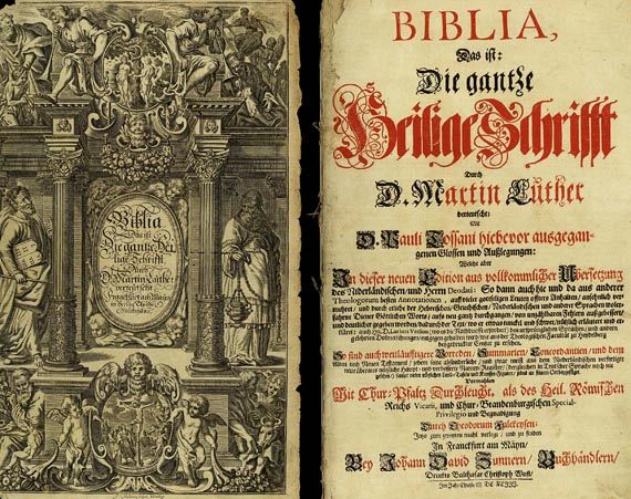 Biblia germanica - Biblia germanica. 1693