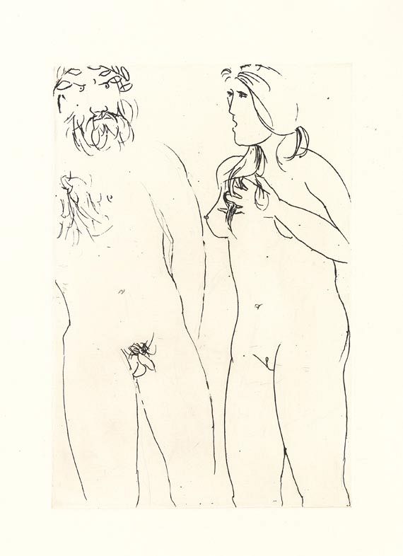 Giacomo Manzù - Sophocles, King Oedipus. 1968. - Weitere Abbildung