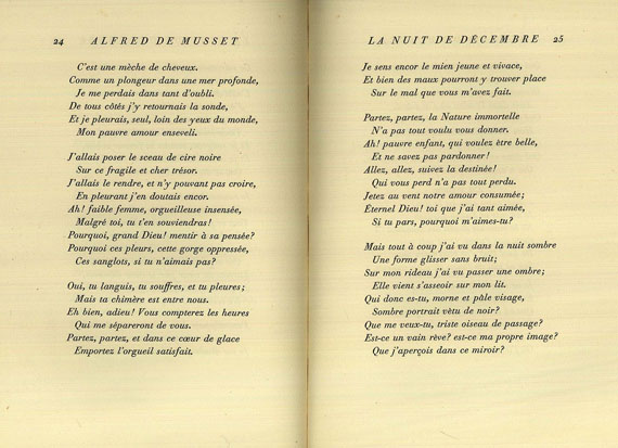 Alfred de Musset - Les Nuits, 1924.