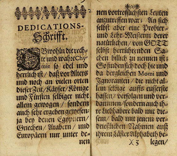 Okkulta - Kunckel, Johannes, Chymische Anmerckungen. 1677.