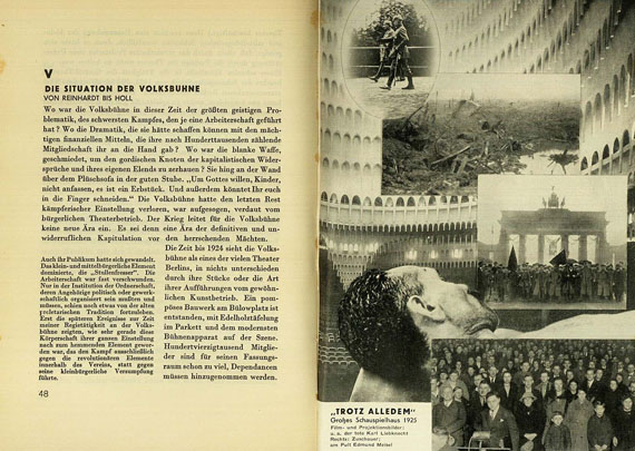 László Moholy-Nagy - Piscator, E., Das politische Theater, 1929.