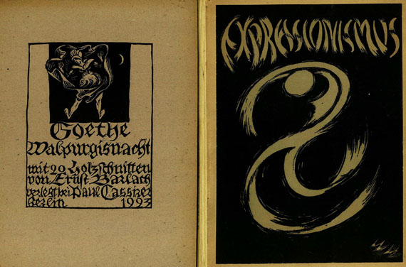 Herwarth Walden - Expressionismus, 1918 + Goethe, Walpurgisnacht. 2 Tle.