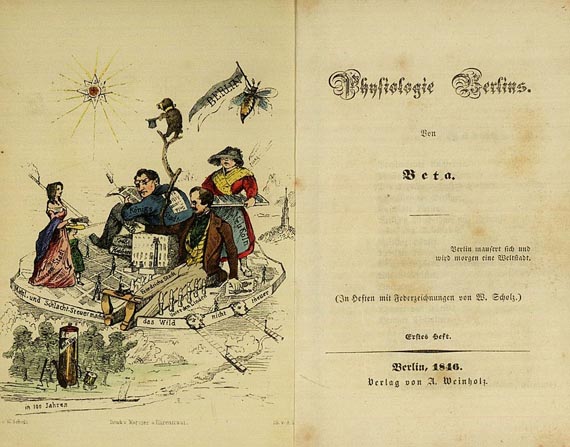  Deutschland - Bettziech, J. H., Physiologie Berlins, 1846