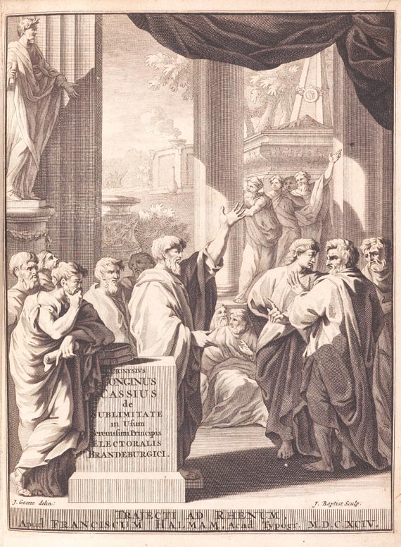 Dionysius Longinus - De Sublimitate, 1694