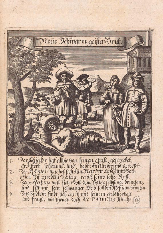Wiedertäufer - Quäker-Sammelband, 1702, (Nr. 8)