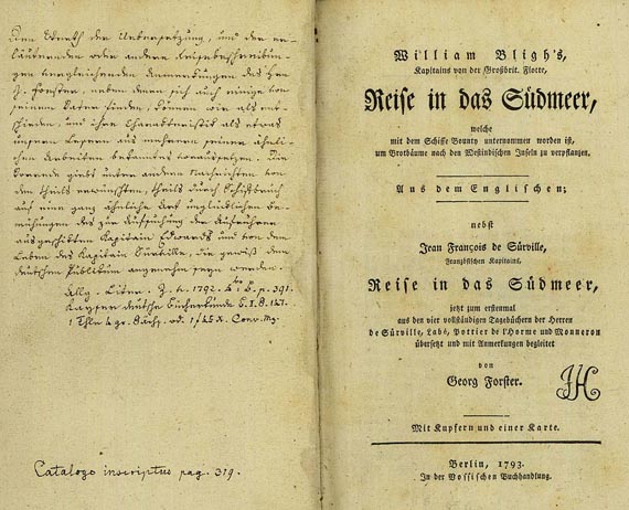 William Bligh - Reise in das Südmeer 1793