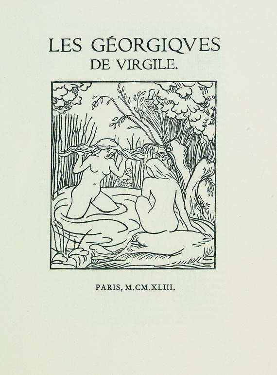 Aristide Maillol - Vergilius, Georgiques 2 Bde. 1937(-50).