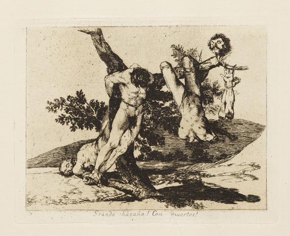 Francisco de Goya - 80 Blätter: Los desastres de la guerra
