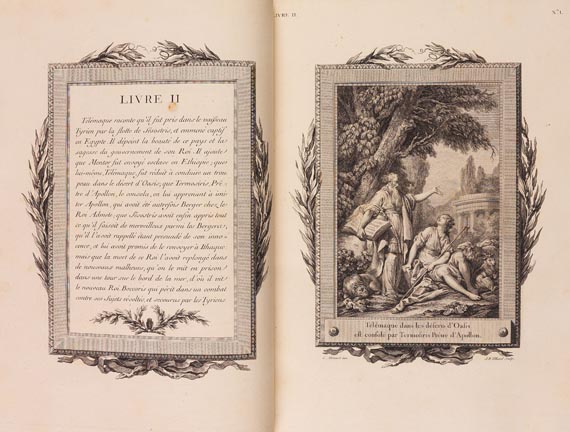 Francois Fénelon - Les aventures de Télémaque. 1773-1785 - Weitere Abbildung