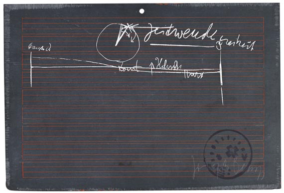 Joseph Beuys - Schiefertafel - Weitere Abbildung