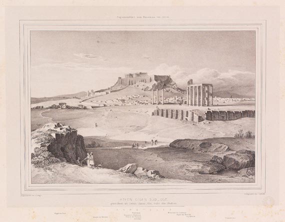 Ferdinand Stademann - Panorama von Athen. 1841 - Weitere Abbildung