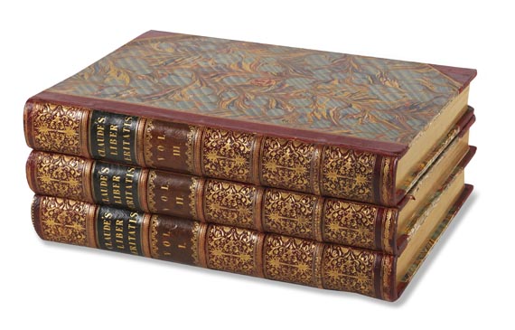 Claude Lorrain - Liber veritatis. 1777-1819. 3 Bde. - Einband