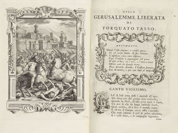 Torquato Tasso - Gerusalemme liberata. 2 Bde. 1760