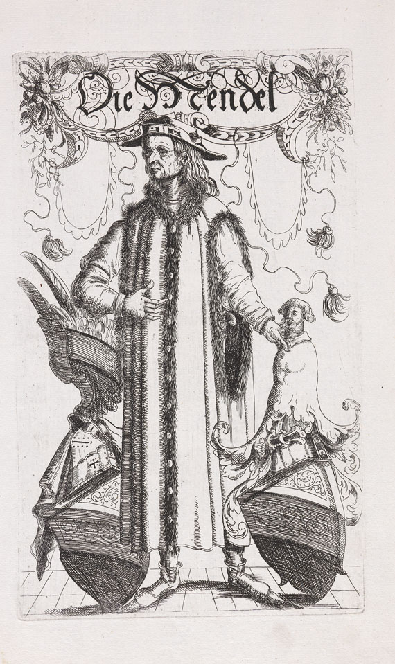   - 32 Patrizier - Kupferstiche (lose) aus Geschlecht Buch, 1610.