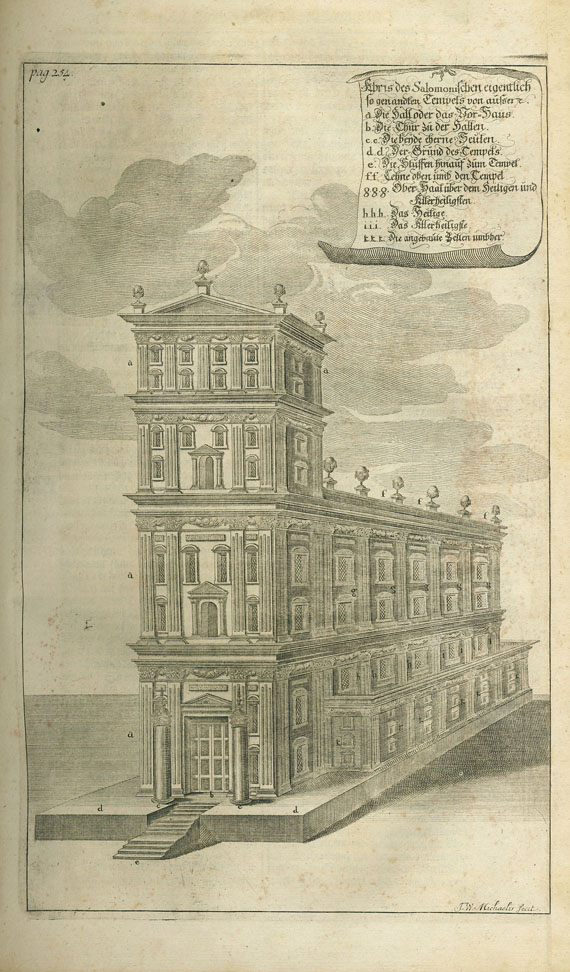 Judaica - Lundius, J., Die Alten Jüdischen Heiligthümer. 1711