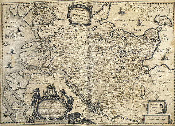 Caspar Danckwerth - Schleswich und Holstein. 1652
