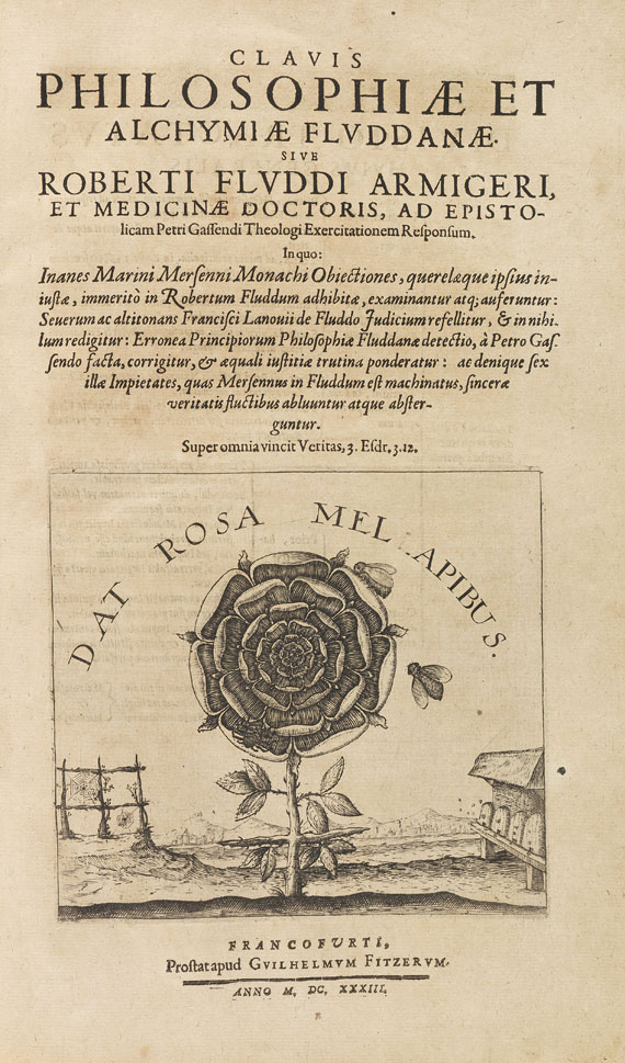 Robert Fludd - Clavis philosophiae et alchymiae. 1633.