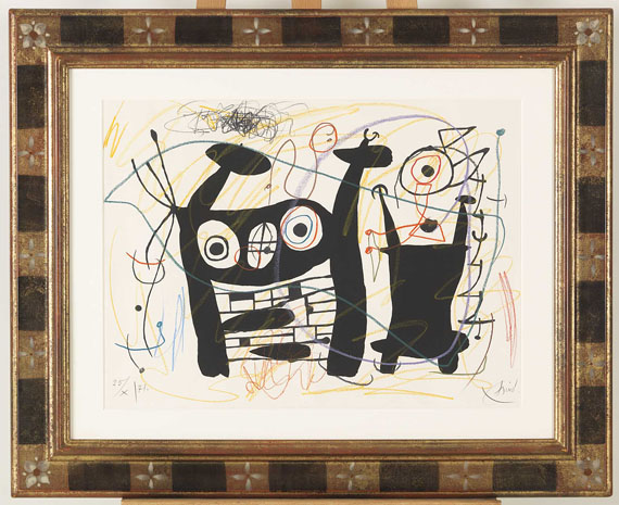 Joan Miró - Ohne Titel - Rahmenbild