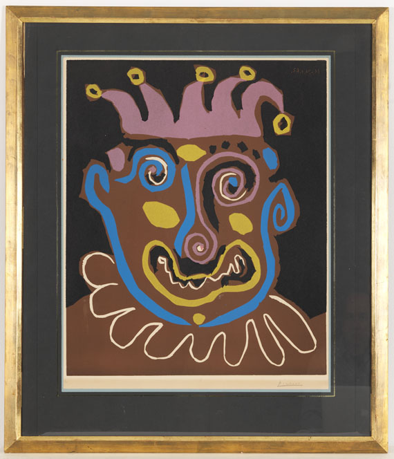Pablo Picasso - Le vieux Bouffon - Rahmenbild