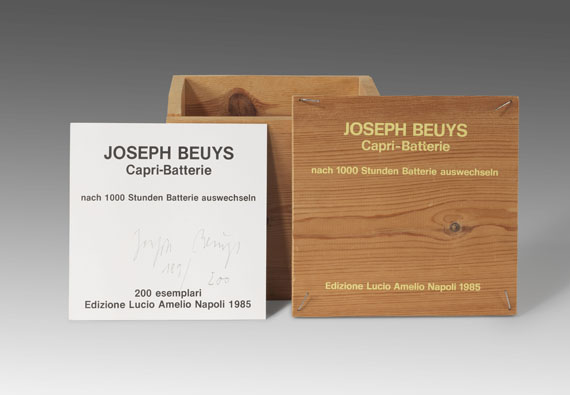 Joseph Beuys - Capri-Batterie - Weitere Abbildung
